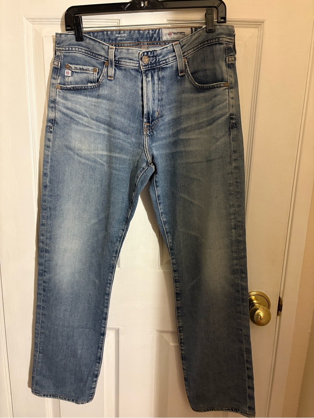 AG mens straight fit jeans